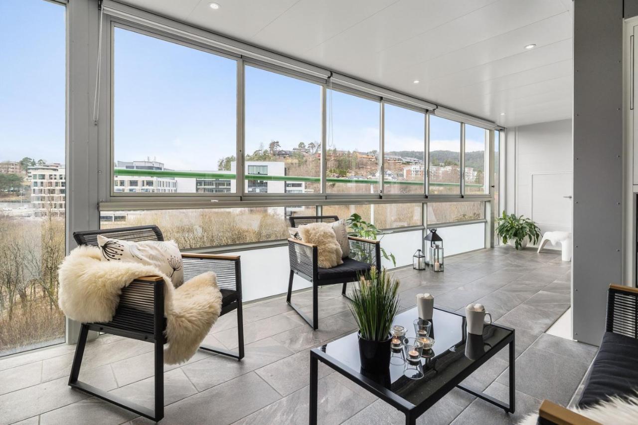 דירות ברגן Moderne Toppleilighet מראה חיצוני תמונה